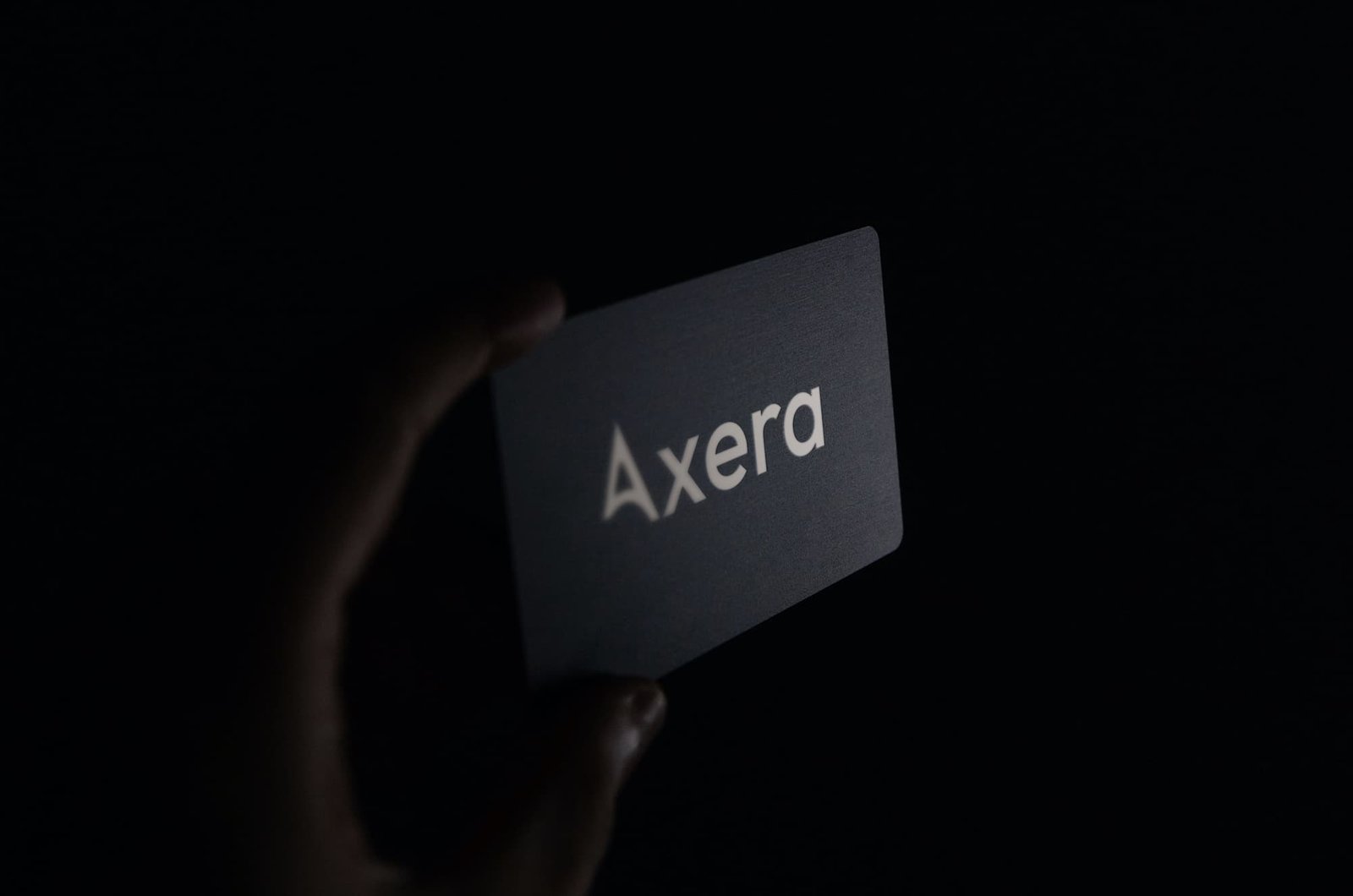 Axera_Logo on Card Mockup